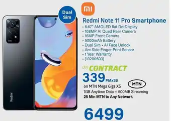 Incredible Connection Mi Redmi Note 11 Pro Smartphone offer