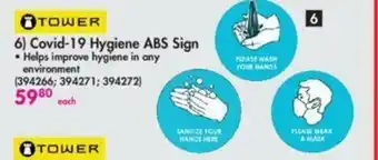 Makro Tower Covid-19 Hygiene ABS Sign offer