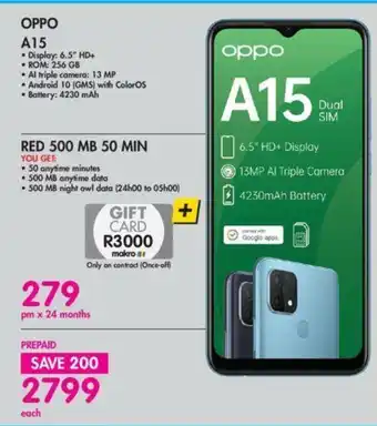 Makro Oppo - A15 offer