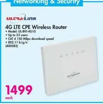 Makro Ultra Link - 4G LTE CPE Wireless Router - 400082 offer