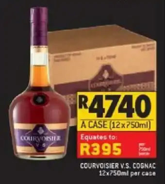 Shoprite Liquor Courvoisier VS Cognac 12x750ml per case offer