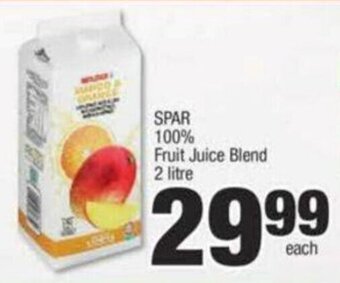 Spar SPAR 100% Fruit Juice Blend 2 Litre offer