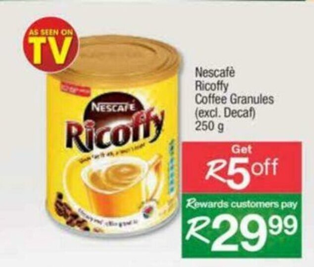 Nescafe Ricoffy Coffee Granules Excl Decaf 250g Offer At Spar