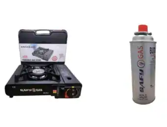 Takealot Safy -single burner canister gas stove with travel case and canister offer