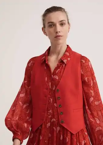Woolworths Linen waistcoat offer