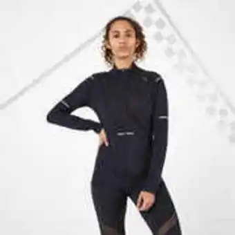 Decathlon Kiprun women's running breathable jacket - black offer