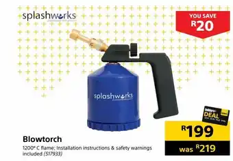 Builders Warehouse Blow torch offer