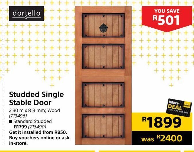 Studded Single Stable Doors Offer At Builders Warehouse 15-latest-aluminium-door-designs-with-pictures-in-2023-43-off