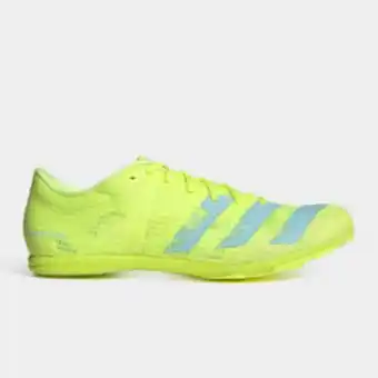 Totalsports Women's adidas distancestar yellow/aqua spikes offer