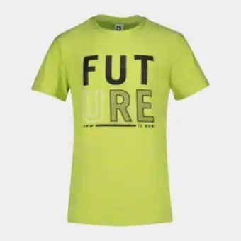 Boys ts graphic performance lime tee