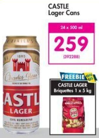Castle Lager Cans 24 x 500ml