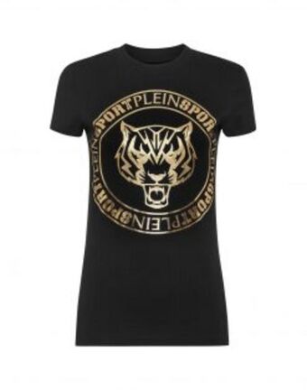 T-shirt round neck ss sexy pure fit tiger – black