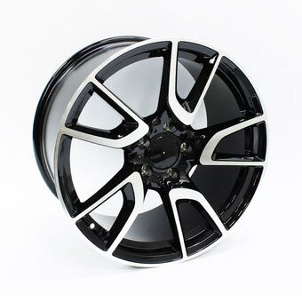 Autostyle 18″ e41 5/112 black machine face alloy wheels offer