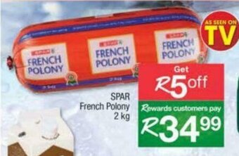 Spar SPAR French Polony 2kg offer