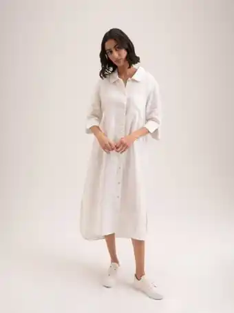 Polo Long sleeve linen shirt dress offer