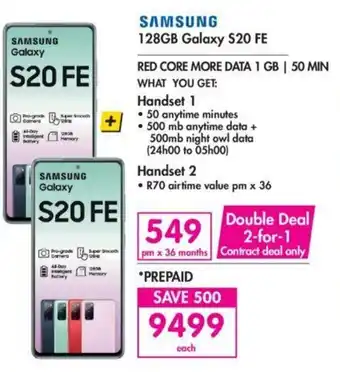Makro Samsung Galaxy S20 FE 128GB offer