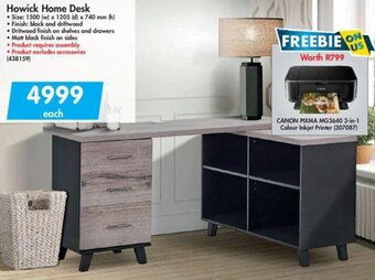 Makro Howick Home Desk offer