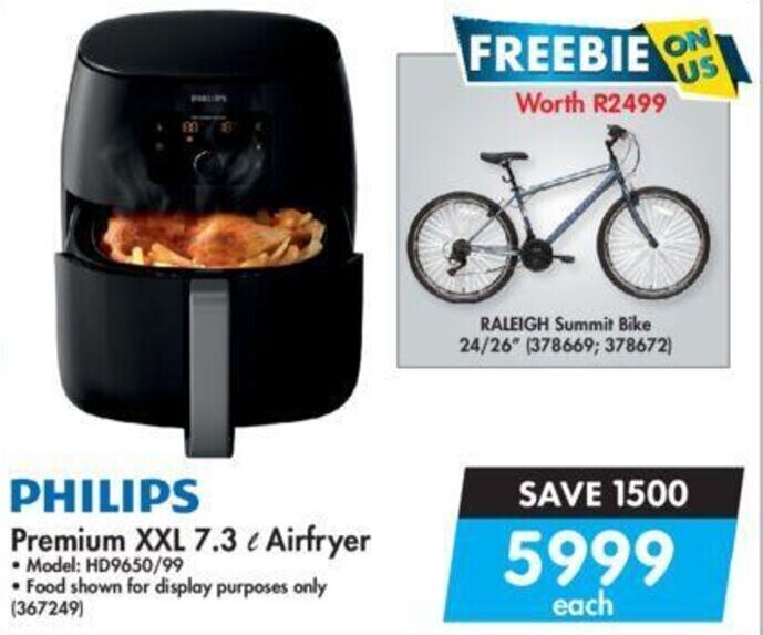 Philips Premium XXL 7.3L Airfryer offer at Makro