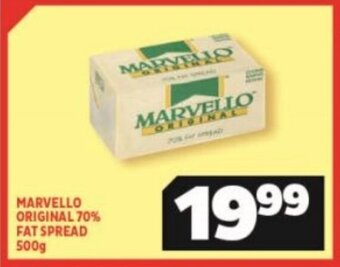 Usave Marvello Original 70% Fat Spread 500g offer