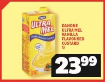 Usave Danone Ultra Mel Vanilla Flavoured Custard 1L offer