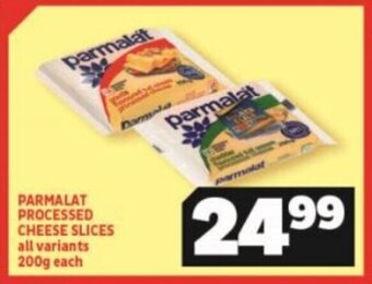 Usave Parmalat Processed Cheese Slices all variants 200g offer