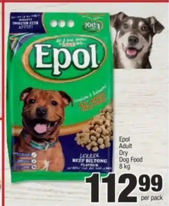 Spar Epol Adult Dry Dog Food 8kg offer