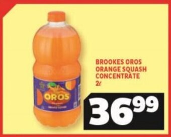 Usave Brookes Oros Orange Squash Concentrate 2L offer