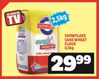 Usave Snowflake Cake Wheat Flour 2,5kg offer