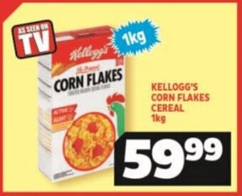 Usave Kellogg's Corn Flakes Cereal 1kg offer