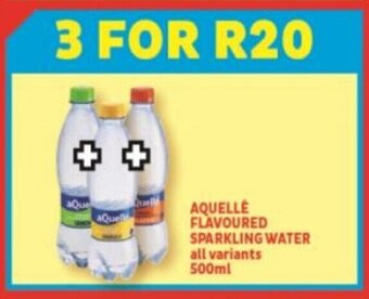Usave Aquellé Flavoured Sparkling Water all variants 3 x 500ml offer