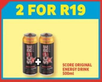 Score Original Energy Drink 2 x 500ml