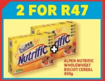 Alpen Nutrific Wholewheat Biscuit Cereal 2 x 450g