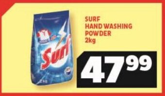 Usave Surf Hand Washing Powder 2kg offer