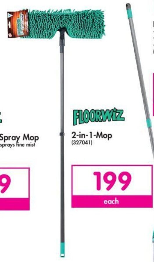 Floorwiz 2in1 Mop offer at Makro