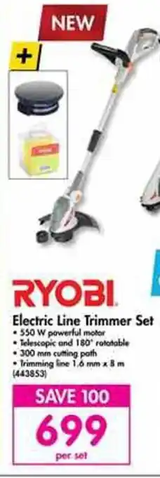 Makro Ryobi Electric Line Trimmer Set offer