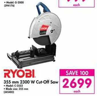 Makro Ryobi 355mm 2300W Cut-Off Saw offer