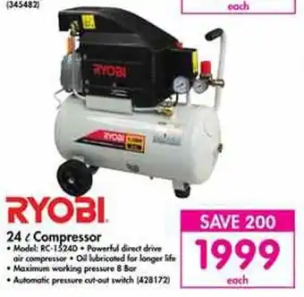 Makro Ryobi 24L Compressor offer