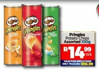 Take 'n Pay Pringles Potato Chips Assorted 100g offer