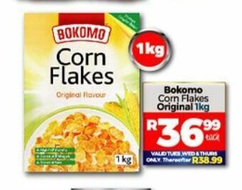 Take 'n Pay Bokomo Corn Flakes Original 1kg offer