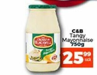 Take 'n Pay C&B Tangy Mayonnaise 750g offer