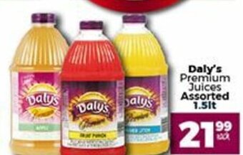 Daly's Premium Juices Assorted 1.5Lt