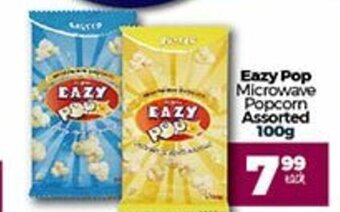 Take 'n Pay Eazy Pop Microwave Popcorn Assorted 100g offer