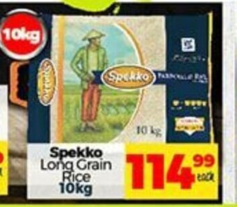 Take 'n Pay Spekko Long Grain Rice 10kg offer