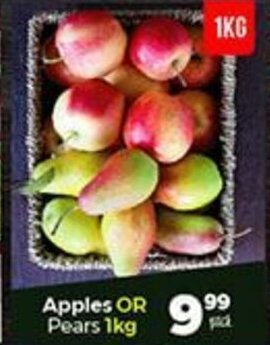 Take 'n Pay Apples or Pears 1kg offer