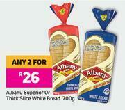 Game Albany Superior Or Thick Slice White Bread-For Any 2 x 700g offer