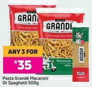 Pasta Grande Macaroni Or Spaghetti-For Any 3 x 500g