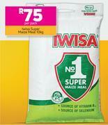 Game Iwisa Super Maize Meal-10Kg Per Pack offer