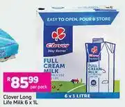 Game Clover Long Life Milk-6 x 1Ltr Per Pack offer