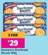 Game Baumann's Shortbread Biscuits-For 3 x 160g offer