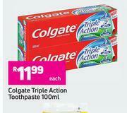 Game Colgate Triple Action Toothpaste-100ml Each offer